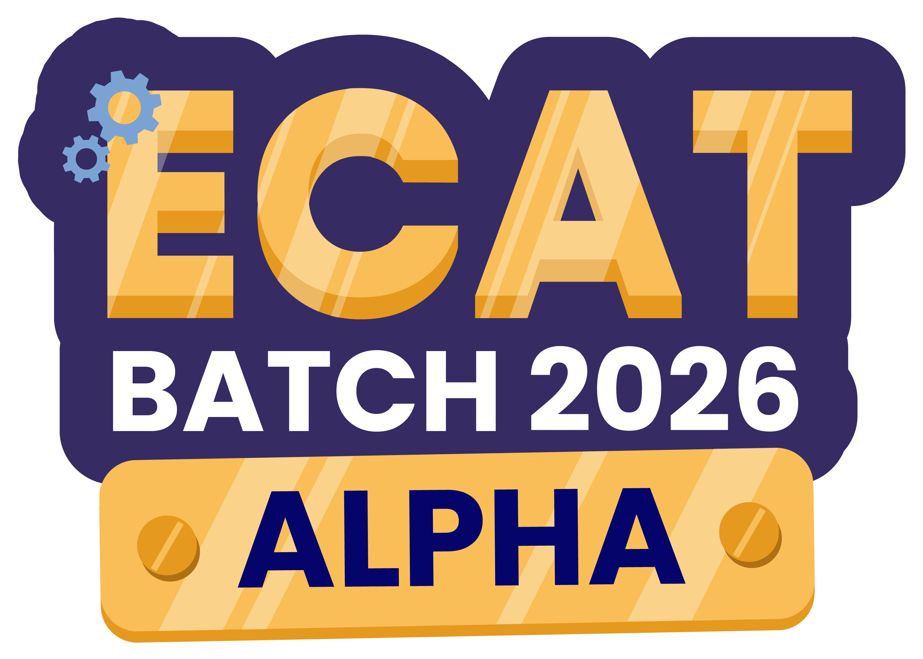 ECAT Batch 2026 Alpha Program Badge